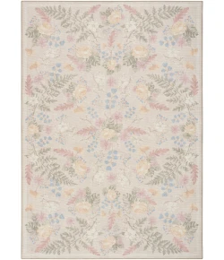 Nourison Home Botanical Washables Beige BOT02 5ft. x 7ft. Rect. Rug