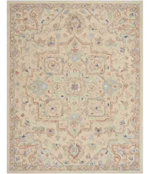 Nourison Home Maison Cream / Ivory MSO06 9ft.9in. x 13ft.9in. Rect. Rug