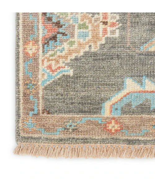 Nourison Odessa Dark Grey Multicolor ODS02 6 ft. X 8 ft. Rect. Rug