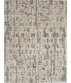 Nourison Home Silk Shadows SHA19 Ivory Grey 8 ft. 6 in. X 11 ft. 6 in. Area Rug