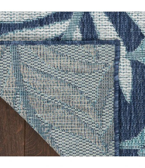 Nourison Garden Oasis Navy GOA01 2 ft. X 8 ft. Rect. Rug