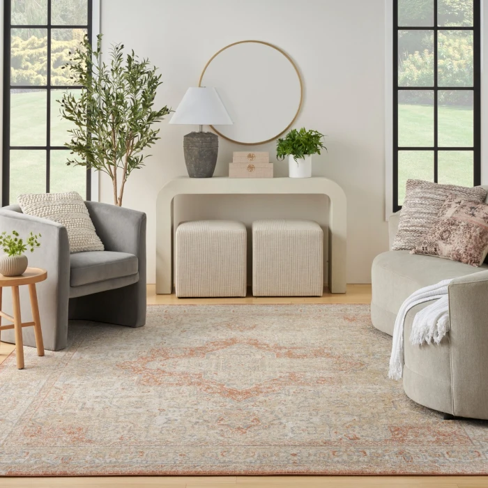 Nourison Nourison Essentials Persian Beige Rust NRE07 10 ft. X 14 ft. Rect. Rug