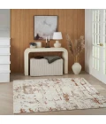Nourison Quarry Ivory Rust QUA01 10ft. Square Rug