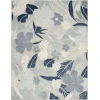 Nourison Suncoast Grey Navy SNC01 9ft. x 12ft. Rect. Rug