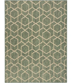 Nourison Home Horizon Indoor/Outdoor HOZ01 Green 5 ft. X 7 ft. Area Rug