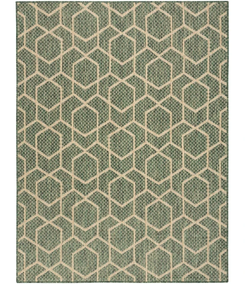 Nourison Horizon Indoor/Outdoor Green HOZ01 5 ft. X 7 ft. Rect. Rug