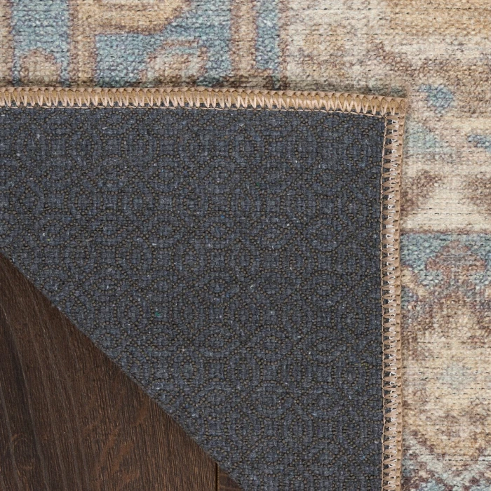 Nourison Vintage Washables Blue Green VWS13 2 ft. 2 in. X 8 ft. Rect. Rug