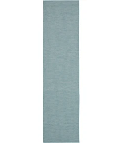 Nourison Home Positano POS01 Aqua 2 ft. X 6 ft. Area Rug