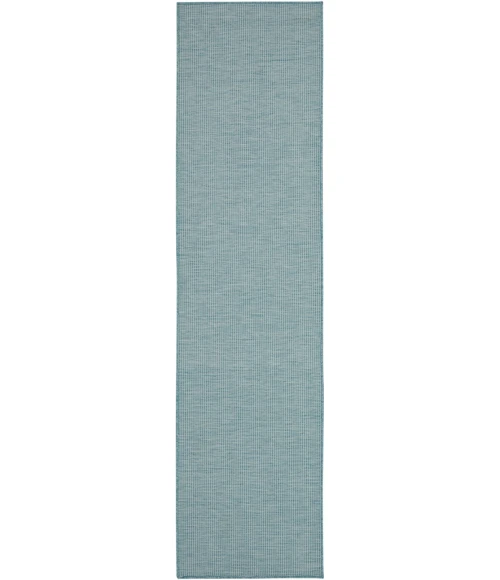 Nourison Positano Aqua POS01 2 ft. X 6 ft. Rect. Rug