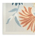 Nourison Aloha Ivory Rose ALH33 3 ft. 6 in. X 5 ft. 6 in. Rect. Rug