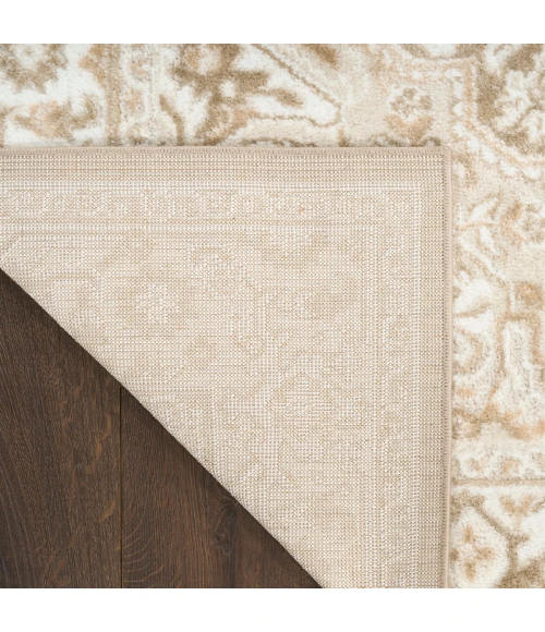 Nourison Dekor Taupe Ivory DEK08 7 ft. 10 in. x 9 ft. 10 in. Rect. Rug