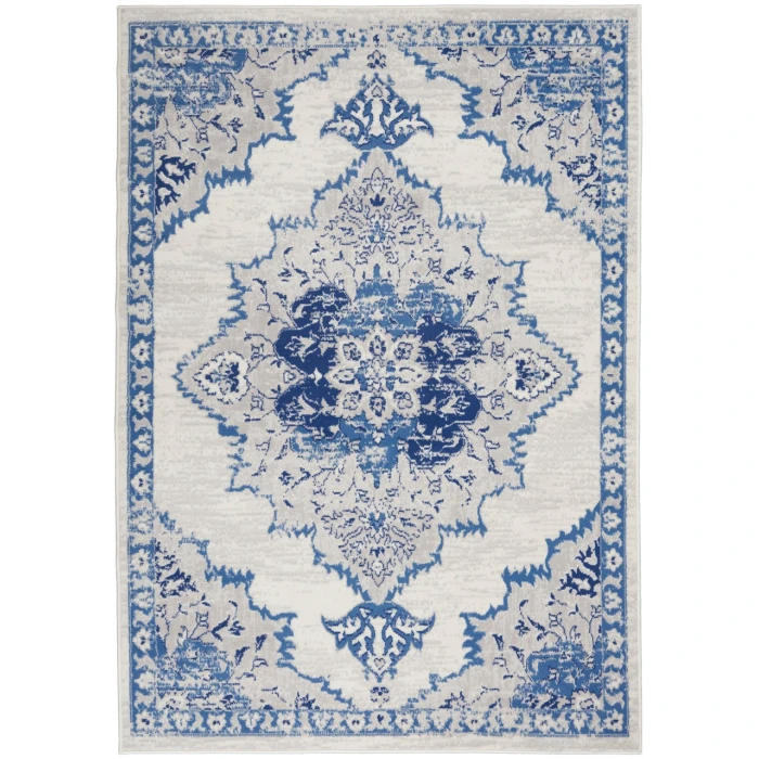 Nourison Whimsicle Area Rug WHS14-Ivory Blue