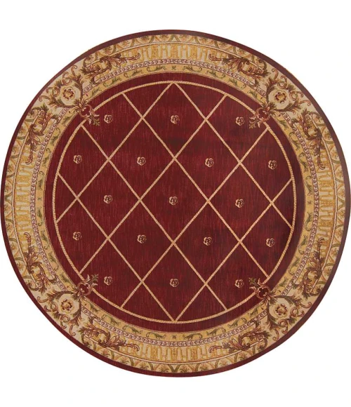 Nourison Ashton House Round Area Rug AS03-Sienna
