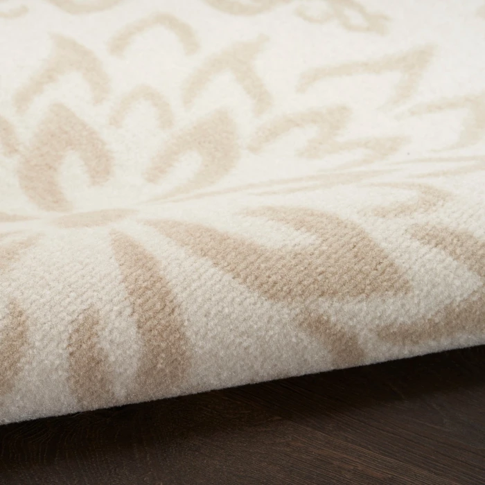 Nourison Jubilant Ivory Beige JUB06 9 ft. X 12 ft. Rect. Rug
