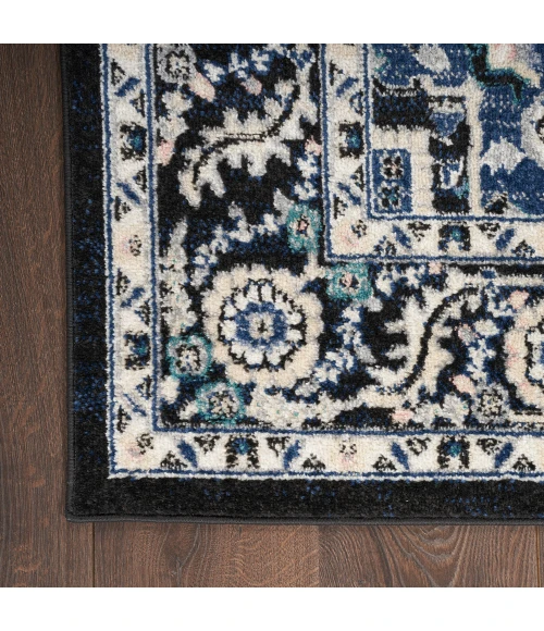 Nourison Passion Area Rug PSN33 Black Ivory