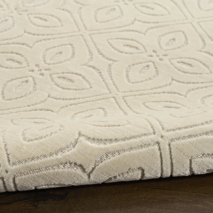 Nourison Home Washable Charm Cream / Ivory WCH03 9ft. x 12ft. Rect. Rug