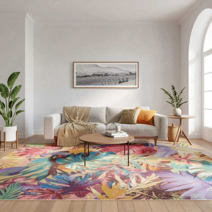 Nourison Color Splash Multicolor CSP07 9ft.10in. x 13ft.2in. Rect. Rug