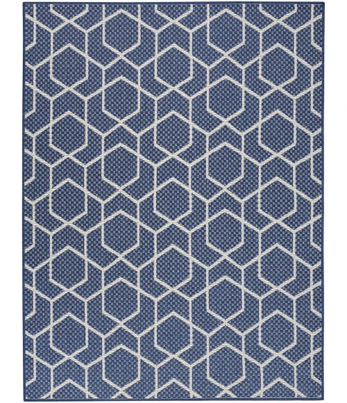 Nourison Horizon Indoor/Outdoor Navy HOZ01 5 ft. X 7 ft. Rect. Rug