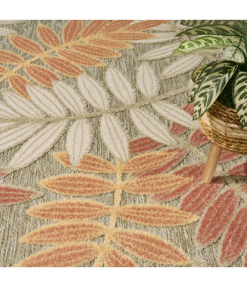 Nourison Aloha Sage Rose ALH18 3 ft. 6 in. X 5 ft. 6 in. Rect. Rug