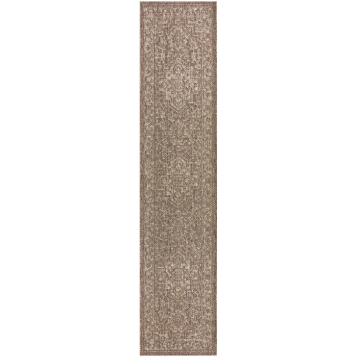Nourison Tulum Brown TLM05 2 ft. X 6 ft. Rect. Rug