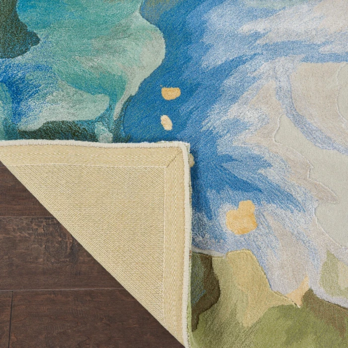 Nourison Prismatic Seafoam PRS16 12 ft. X 15 ft. Rect. Rug