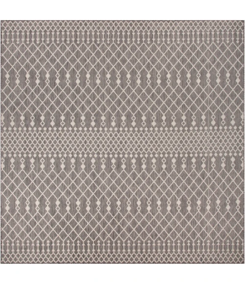 Nourison Positano Charcoal POS02 10ft. Square Rug