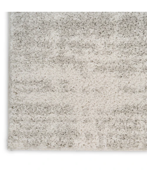 Nourison Home Modern Shag Ivory Grey MMD04 5 ft. 3 in. X 7 ft. Rectangle Rug