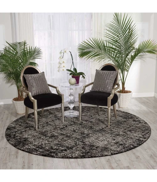 Nourison Twilight Area Rug TWI04 Onyx