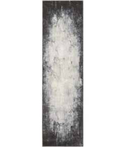 Nourison Home Maxell MAE01 Ivory/Grey 2 ft. 2 in. X 7 ft. 6 in. Area Rug