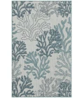 Nourison Garden Oasis Blue GOA05 3 ft. X 5 ft. Rectangle Rug