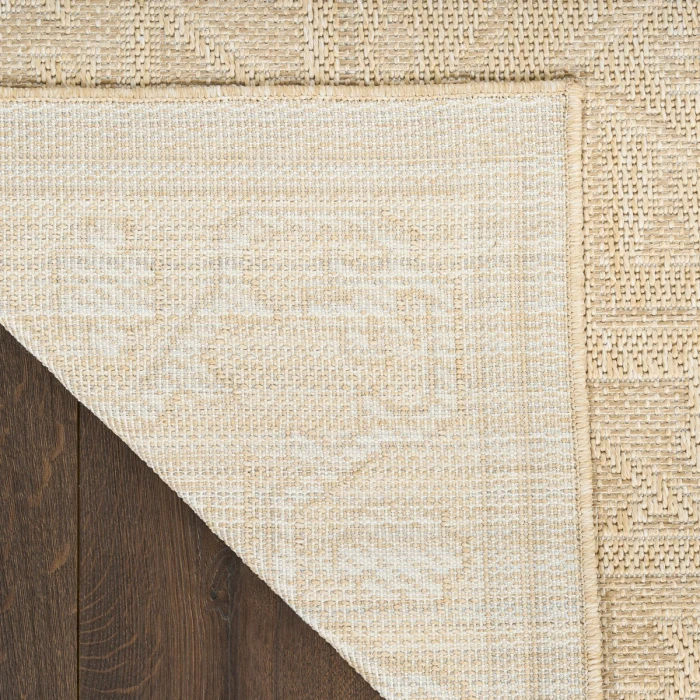 Nourison Tulum Cream TLM05 2 ft. 2 in. X 8 ft. Rect. Rug