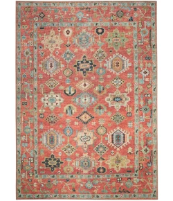 Nourison Home Vintage Washables VWS12 Rust Multicolor 5 ft. 3 in. X 7 ft. 3 in. Area Rug