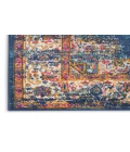 Nourison Passion Navy PSN03 2 ft. 2 in. X 10 ft. Rectangle Rug