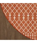 Nourison Positano Terracotta POS02 12ft. Round Rug
