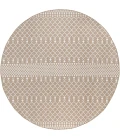 Nourison Positano Beige POS02 12ft. Round Rug