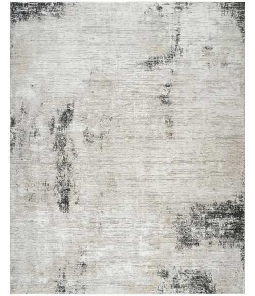 Nourison Dekor Grey Charcoal DEK07 7 ft. 10 in. X 9 ft. 10 in. Rect. Rug