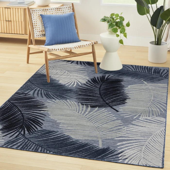 Nourison Home Suncoast Blue SNC03 4ft. x 6ft. Rect. Rug