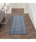 Nourison Jubilant Runner Area Rug JUB06-Navy/Ivory