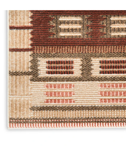 Nourison Nordic Rust NRC16 8 ft. X 10 ft. Rect. Rug