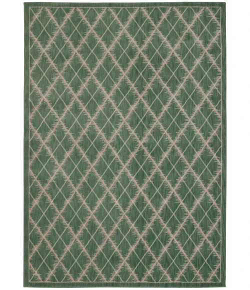 Nourison Home Tranquility Light Green TNQ01 5ft.3in. x 7ft.5in. Rect. Rug