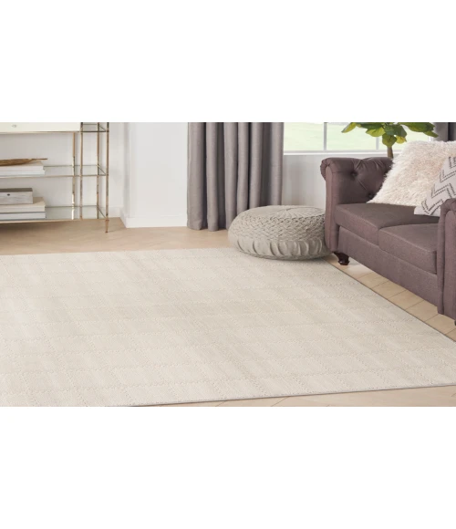 Nourison Serenity Home Ivory Cream SRH05 3 ft. 11 in. X 5 ft. 11 in. Rectangle Rug