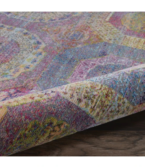 Nourison Home Ankara Global Multicolored ANR05 6ft. x Round Round Rug