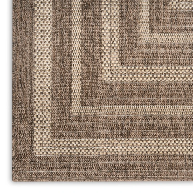 Nourison Tulum Brown TLM04 2 ft. 2 in. X 10 ft. Rect. Rug