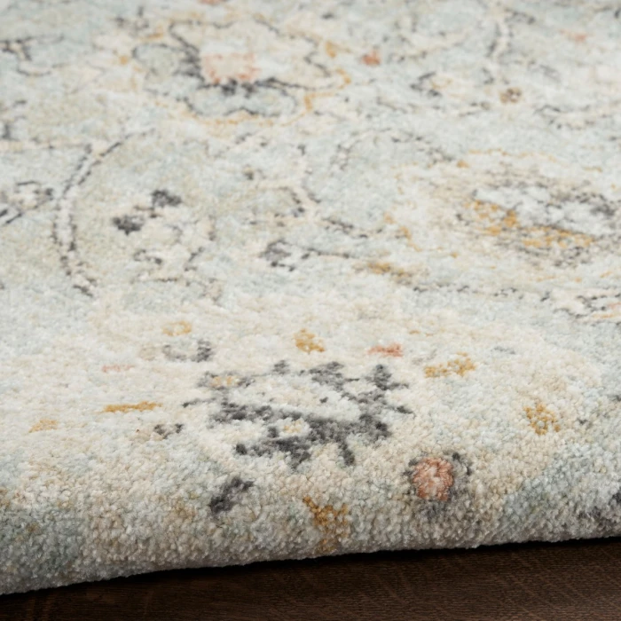 Nourison Oushak Home Mint OUS01 2 ft. X 6 ft. Rect. Rug