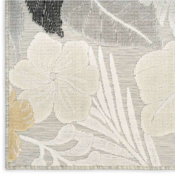 Nourison Home Suncoast Grey SNC01 7ft.10in. x 9ft.10in. Rect. Rug
