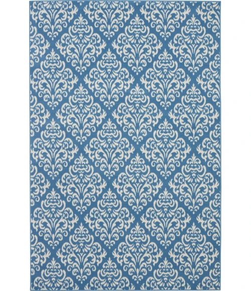 Nourison Home Grafix Blue GRF06 6ft. x 9ft. Rect. Rug