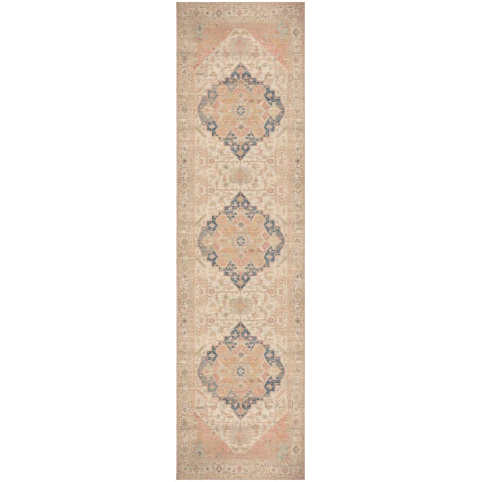 Nourison Vintage Washables Multicolor VWS15 2 ft. 2 in. X 8 ft. Rect. Rug