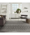 Nourison Positano Black POS02 10ft. x 14ft. Rect. Rug