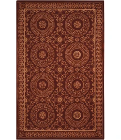 Nourison Home Versailles Palace Red VP50 5ft.3in. x 8ft.3in. Rect. Rug