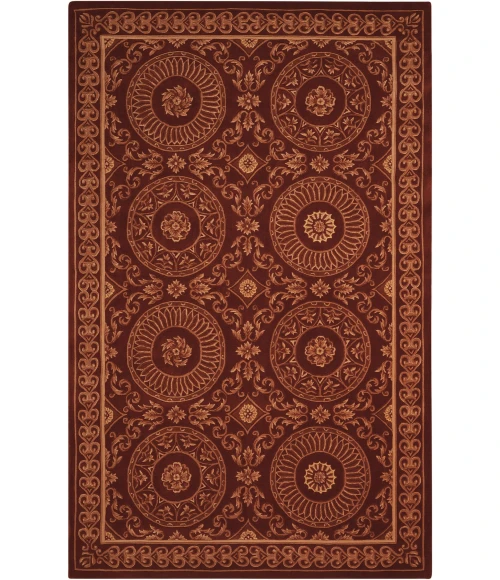 Nourison Home Versailles Palace Red VP50 5ft.3in. x 8ft.3in. Rect. Rug